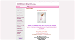 Desktop Screenshot of bestpricedancewear.com